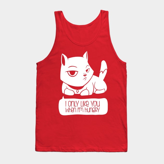 a cats confession Tank Top by sebstadraws